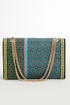 Shop_The Garnish Company_Green Tile Aconite Print Sling Bag _at_Aza_Fashions