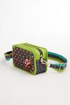 Shop_The Garnish Company_Green Tile Anemone Print Camera Bag _at_Aza_Fashions