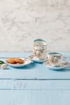 Shop_Vigneto_Blue Finest Premium Porcelain Flower Embossed Tea Set 