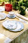 Buy Vigneto Blue Finest Premium Porcelain Spring Meadows Pattern Serving Set at Aza Fashions Buy_Vigneto_Blue Finest Premium Porcelain Spring Meadows Pattern Serving Set_at_Aza_Fashions