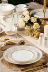 Vigneto_White Finest Premium Porcelain Floral Pattern Dinner Set_Online_at_Aza_Fashions