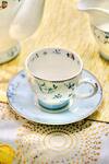 Shop Vigneto Blue Finest Premium Porcelain Spring Meadows Pattern Cup And Saucer Set at Aza Fashions Shop_Vigneto_Blue Finest Premium Porcelain Spring Meadows Pattern Cup And Saucer Set_at_Aza_Fashions