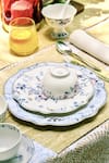 Shop_Vigneto_Blue Finest Premium Porcelain Spring Meadows Pattern Dinner Set _at_Aza_Fashions