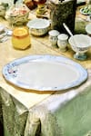 Shop_Vigneto_Blue Finest Premium Porcelain Spring Meadows Pattern Dinner Set _Online_at_Aza_Fashions