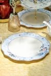 Shop_Vigneto_Blue Finest Premium Porcelain Spring Meadows Pattern Dinner Set 