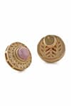 Buy_Aulerth X JJ Valaya_Pink Crystals, Stones Miniature Embellished Studs _at_Aza_Fashions