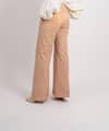 AHMEV_Beige Handloom Cotton Solid Trousers _Online_at_Aza_Fashions