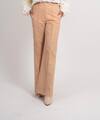 Buy_AHMEV_Beige Handloom Cotton Solid Trousers _Online_at_Aza_Fashions