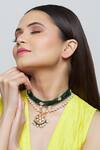 Saga Jewels_Multi Color String Kundan Necklace_Online_at_Aza_Fashions