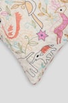 Buy_Houmn_Multi Color Cotton Flex Camal Embroidered Rectangle Cushion Cover _Online_at_Aza_Fashions