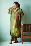 Buy_Medha_Green Tie-dye Tunic And Pant Set _at_Aza_Fashions