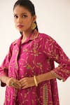 Kora Purple , Organza, Cotton Beads, Sequins, Embroidery Kurta And Pant Set at Aza Fashions Kora_Purple , Organza, Cotton Beads, Sequins, Embroidery Kurta And Pant Set _at_Aza_Fashions
