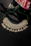 Dugran By Dugristyle_White Kundan Embellished Choker Necklace _Online_at_Aza_Fashions