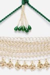 Buy_Dugran By Dugristyle_White Kundan Embellished Choker Necklace _Online_at_Aza_Fashions