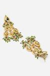 Dugran By Dugristyle_White Kundan American Diamonds Embellished Choker Necklace Set _at_Aza_Fashions