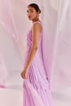 Buy_Keosha_Purple Georgette Evara Sleeveless Embellished Kurta Sharara Set _Online_at_Aza_Fashions