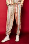 Esha L Amin_Multi Color Viscose Printed Tribal Joggers _Online_at_Aza_Fashions