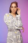 Buy So Us By Sougatpaul Blue Cotton Collared Abstract Print Shirt Dress Online at Aza Fashions Buy_So Us By Sougatpaul_Blue Cotton Collared Abstract Print Shirt Dress _Online_at_Aza_Fashions