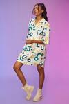 Buy_So Us By Sougatpaul_White Cotton Collared Laid Back Printed Boxy Dress _Online_at_Aza_Fashions
