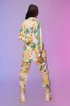 Shop_So Us By Sougatpaul_Multi Color Cotton Collared Playful Printed Shirt And Pant Set _at_Aza_Fashions