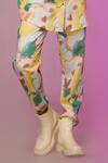 So Us By Sougatpaul_Multi Color Cotton Collared Playful Printed Shirt And Pant Set _Online_at_Aza_Fashions