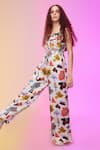 Buy_SO US by Sougatpaul_Multi Color Cotton Pretty Tribal Print Jumpsuit _Online_at_Aza_Fashions