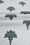 Throwpillow_White Polyester Printed Palm Summer Curtains - Set Of 2 _at_Aza_Fashions