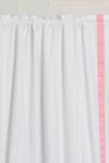 Throwpillow_White Polyester Plain Kylen Pink Ribbon Border Curtains - Set Of 2_Online_at_Aza_Fashions