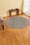Buy_Kaleen India_Brown 100% Wool Hand Tufted Octagon Shaped Rug_at_Aza_Fashions