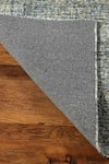 Shop_Kaleen India_Blue 100% Wool Hand Tufted Oval Shaped Rug _at_Aza_Fashions
