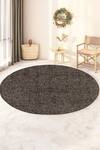 Buy_Kaleen India_Red 100% Wool Hand Tufted Round Shaped Rug _at_Aza_Fashions