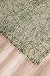 Shop_Kaleen India_Green 100% Wool Hand Tufted Abstract Pattern Basil Square Rug _at_Aza_Fashions