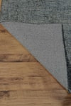 Shop_Kaleen India_Grey 100% Wool Hand Tufted Abstract Pattern Carbon Octagon Rug _at_Aza_Fashions