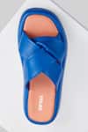 Buy_Oroh_Blue Teruel Cross Strap Flats_Online_at_Aza_Fashions