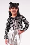 Buy_LIL DRAMA_Black 100% Polyester Embellished Sequins Jacket_at_Aza_Fashions