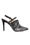 Vanilla Moon_Black Sequins, Diamonds Juniper Embroidered Stilettos_Online_at_Aza_Fashions