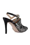Buy_Vanilla Moon_Black Sequins, Diamonds Juniper Embroidered Stilettos_Online_at_Aza_Fashions