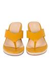 Shop_Vanilla Moon_Yellow Plain Nandy Espadrille Wedges _at_Aza_Fashions