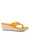 Vanilla Moon_Yellow Plain Nandy Espadrille Wedges _Online_at_Aza_Fashions