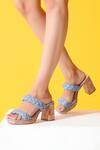 Buy_Vanilla Moon_Blue Embroidery Sasha Braided Strap Platform Sandals_at_Aza_Fashions