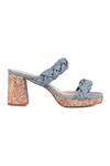 Buy_Vanilla Moon_Blue Embroidery Sasha Braided Strap Platform Sandals_Online_at_Aza_Fashions