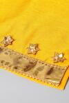Shop Byb Premium Yellow Silk, Chiffon Gota Patti Border Embroidered Kurta Sharara Set Shop_Byb Premium_Yellow Silk, Chiffon Gota Patti Border Embroidered Kurta Sharara Set