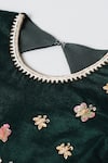 Shop Byb Premium Green Velvet Embroidery Hem Lehenga Set Online at Aza Fashions Shop_Byb Premium_Green Velvet Embroidery Hem Lehenga Set _Online_at_Aza_Fashions