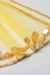 Byb Premium Yellow Silk, Chiffon Gota Patti, Pearls Embroidered Blouse Lehenga Set Online at Aza Fashions Byb Premium_Yellow Silk, Chiffon Gota Patti, Pearls Embroidered Blouse Lehenga Set _Online_at_Aza_Fashions