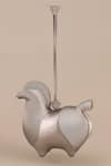 Shop_Ampm_Silver Raahi Metallic Handle Bag _at_Aza_Fashions