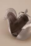 Ampm_Silver Raahi Metallic Handle Bag _at_Aza_Fashions