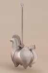 Buy_Ampm_Silver Raahi Metallic Handle Bag 