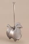 Shop_Ampm_Silver Raahi Metallic Handle Bag 