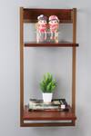 Buy_Brick Brown_Brown Wood Gemmy Cinnamon Vertical Wall Shelf_at_Aza_Fashions