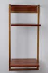 Brick Brown_Brown Wood Gemmy Cinnamon Vertical Wall Shelf_Online_at_Aza_Fashions